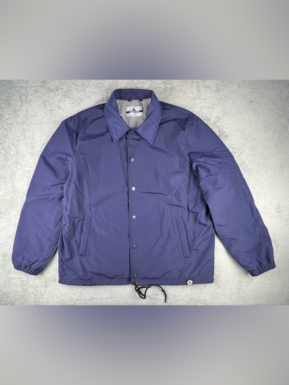 American Giant Stadium Coach's Jacket Men's Size XL Navy Blue Lined Retro USA